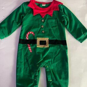 Christmas Elf Baby Romper